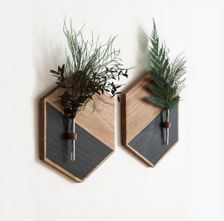 Modern MDF Wood Wall Planters | Elegant Home Wall Décor | CASOVIX