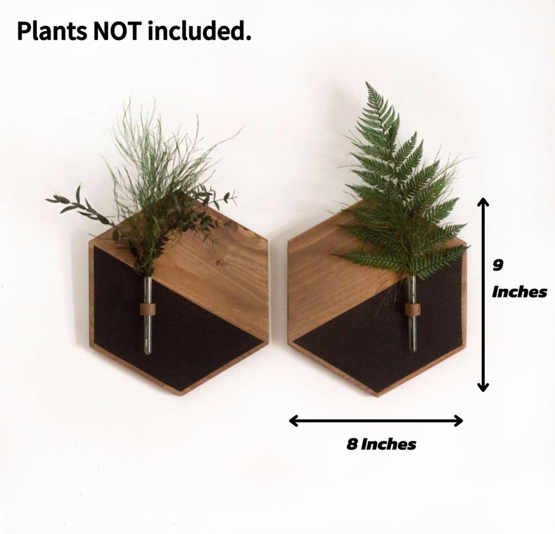 Modern MDF Wood Wall Planters | Elegant Home Wall Décor | CASOVIX