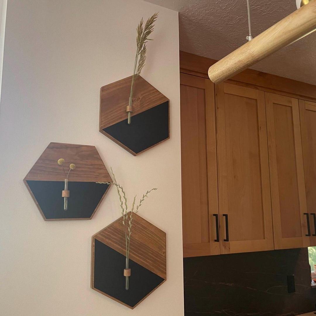 Modern MDF Wood Wall Planters | Elegant Home Wall Décor | CASOVIX