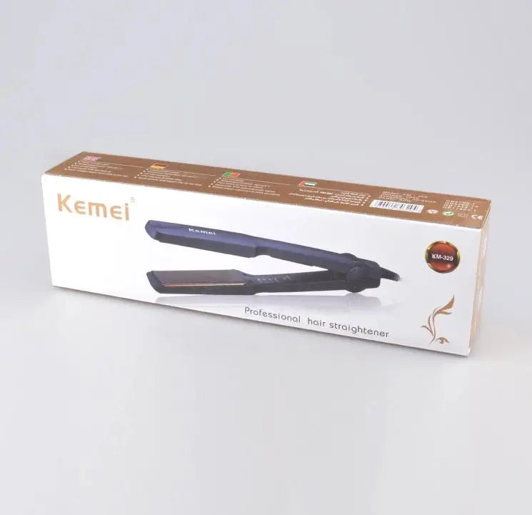 Kemei KM-329 Professional Hair Straightener | Ceramic Hair Styling Tool | CASOVIX